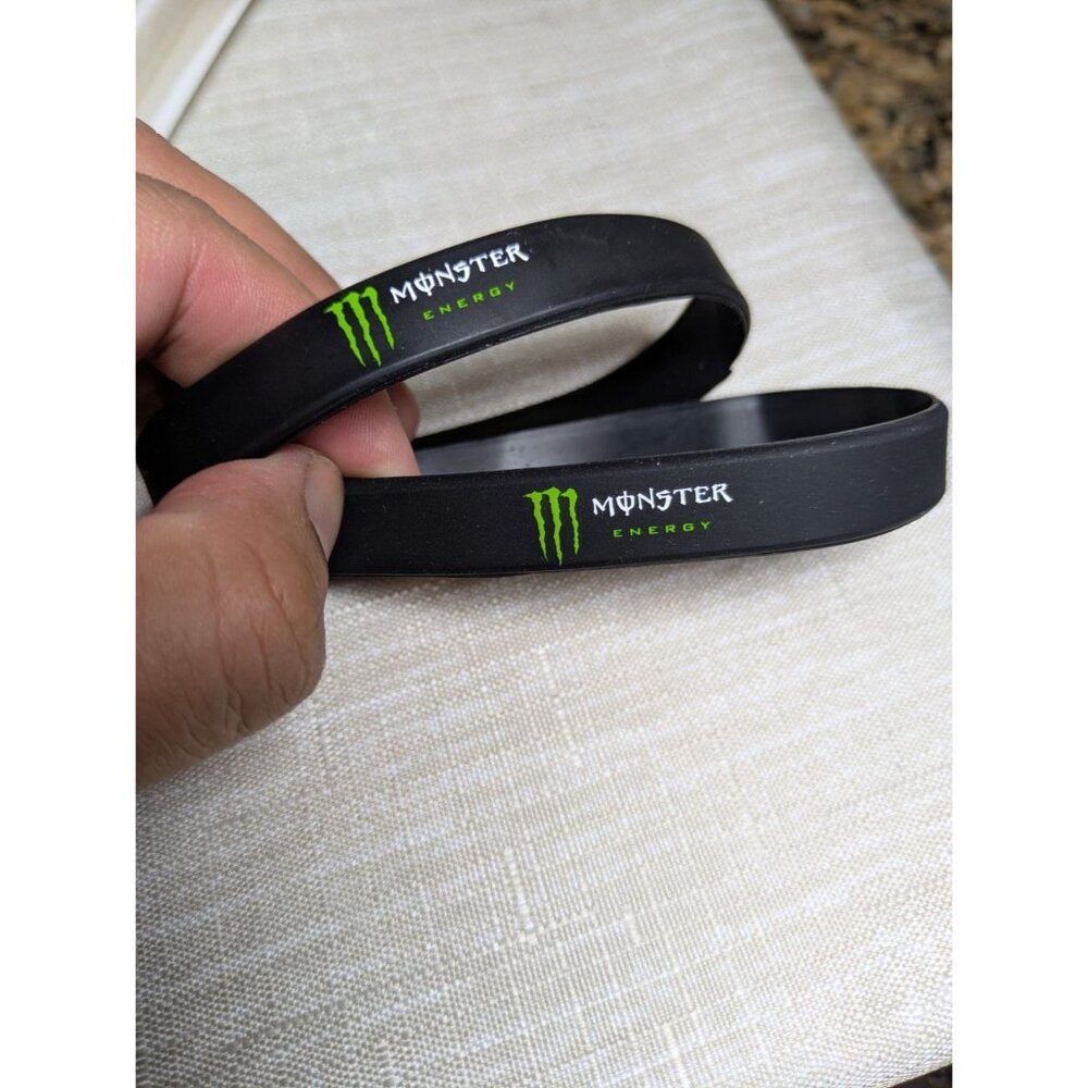 Monster Energy Silicone Wristband Lot‎ of 2 - Picture 7 of 10